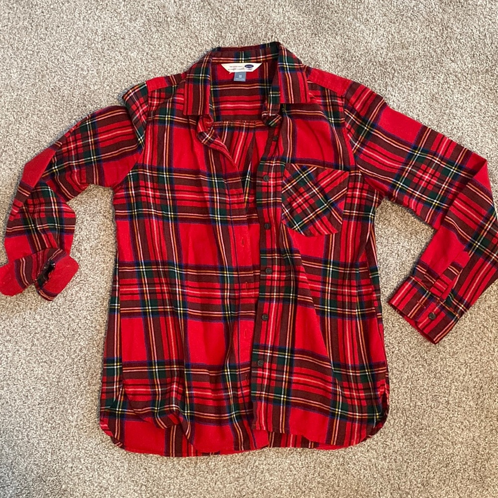 Christmas plaid flannel
